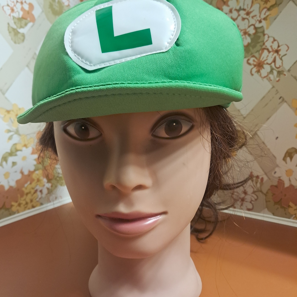 Super mario bros luigi kids halloween hat